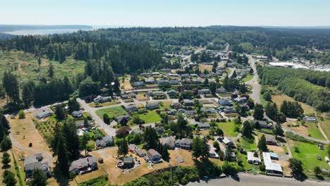 Wide-drone-shot-of-the-Freeland-community-on-Whidbey-Island