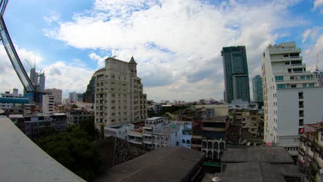 Timelapse-shots-of-Bangkok-skyline,-Bangkok,-Thailand