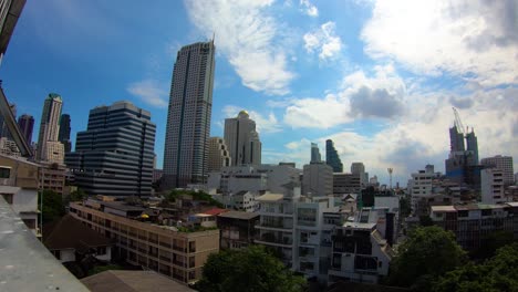 Timelapse-shots-of-Bangkok-skyline,-Bangkok,-Thailand-1