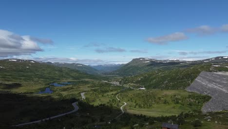 Flying-over-a-norwegian-valley