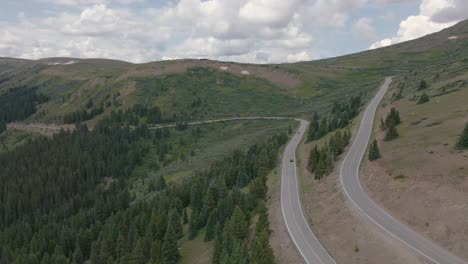 Luftaufnahmen-Aus-Den-Colorado-Mountains.-Freiheitspass-Abenteuer