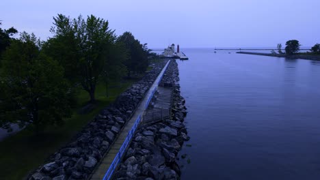 A-rainy-and-gloomy-morning-over-the-Muskegon-Channel's-south-side