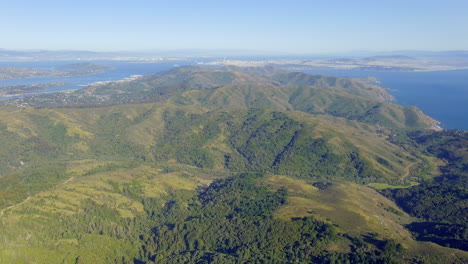 Luftaufnahme-Des-Tamalpais-berges-In-Der-Nähe-Von-Seattle