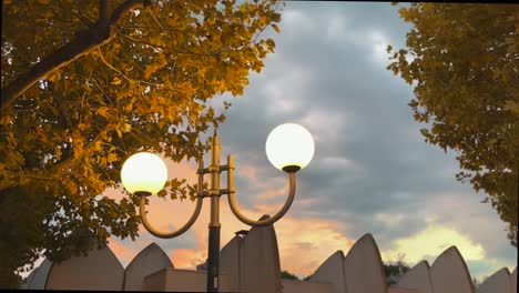 2-Street-lamp-on-the-park-at-sunset