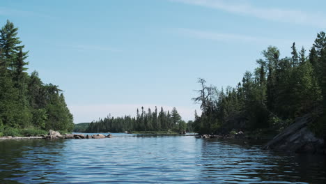 POV-floating-through-the-boundary-waters-canoe-area-wilderness