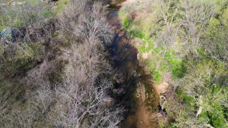 Luftaufnahmen-Von-Post-Oak-Creek-In-Sherman,-Texas