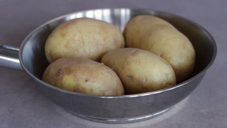 Fresh-Uncooked-Potatoes-With-Peel-In-A-Stainless-Bowl