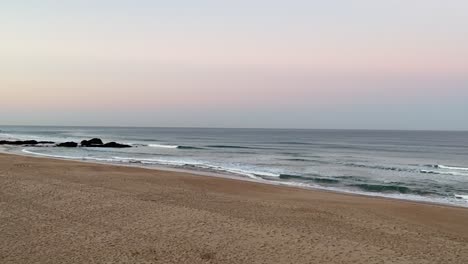 Early-morning-of-sunny-summer-day-on-Atlantic-ocean-beach-in-Portugal-Praia-da-Guincho