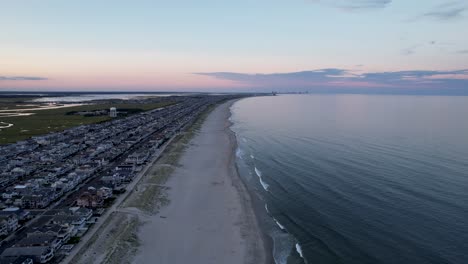 Aerial-view-showing-all-of-Ocean-City,-NJ