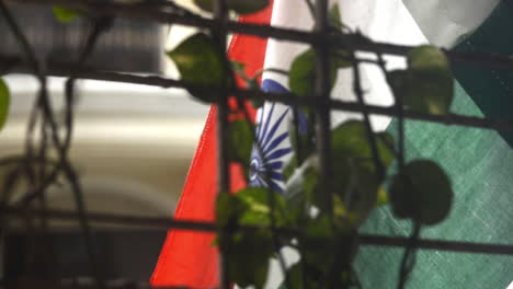 Eine-Indische-Flagge-Weht-Am-Unabhängigkeitstag-Im-Wind