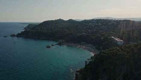 Drone-view-of-Lloret-del-Mar-coastline