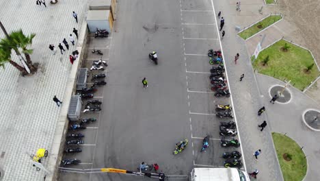 Drone-video-of-a-motorcycle-competition