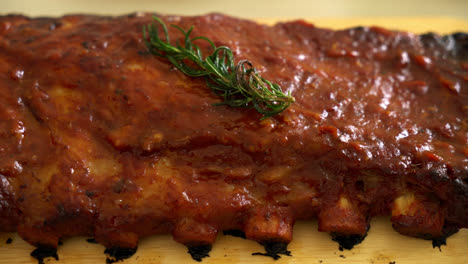 Grilled-and-barbecue-ribs-pork-with-BBQ-sauce-13
