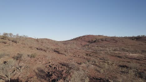 Epic-rocky-landscape-surrounding-Broken-Hill,-NSW,-Australia