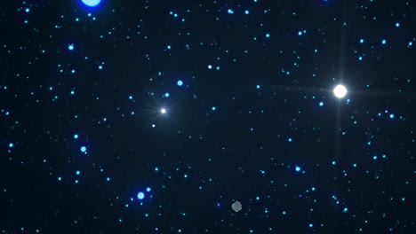 Schöner-Flug-Durch-Die-Raumfahrt-Zwischen-Sternen-Meteoriten-Galaxie-4k