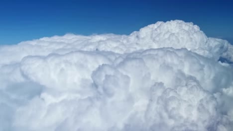 Aerial-view-on-thunderstorm-clouds-from-plane