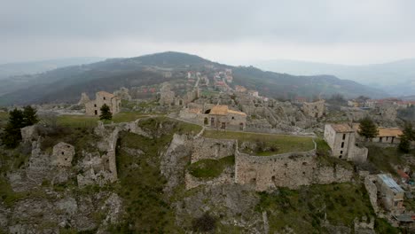 This-is-an-aerial-video-of-the-ancient-village-of-Gessopalena-in-Italy