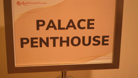 Palace-Penthouse-Plakatplatte-Schild