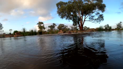 A-slow-motion-shot-of-a-man-jumping-into-a-farm-dam-in-the-middle-of-winter-in-Australia