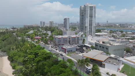 San-Juan-Puerto-Rico-Städtische-Nachbarschaft-Arbeiter-Drohne