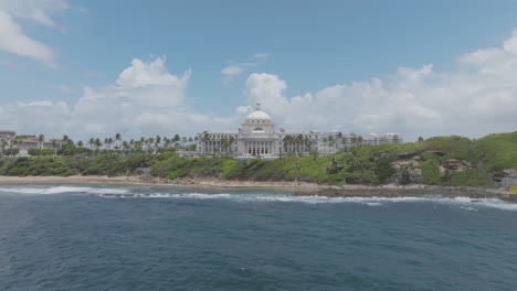 Hauptstadt-Von-San-Juan-Puerto-Rico-Drohnenaufnahme
