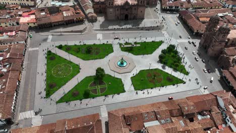 Establishing-Aerial-Fly-Drone-View-of-Cusco-Peru