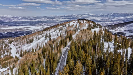 Park-City-Utah-Aerial-v-breathtaking-pristine-winter