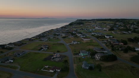 Aerial-view-of-a-retirement-community-with-a-view-of-the-ocean-on-Whidbey-Island