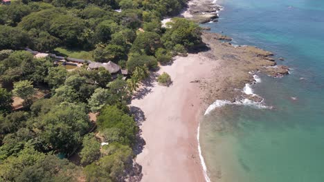 Aerial-Flight-Above-Playa-Real-At-The-Coast-Of-Costa-Rica