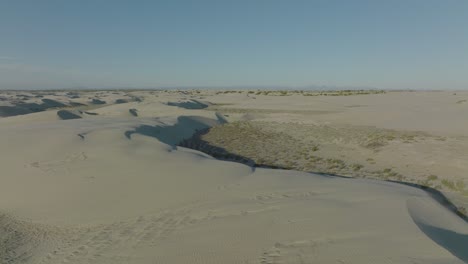 Beautiful-Sand-Dune-Landscape-in-Baja-California-Sur,-Aerial
