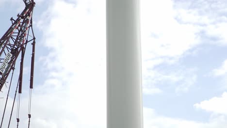 Bau-Einer-Windkraftanlage.