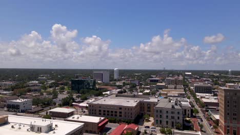 Drone-shot-over-historic-downtown-Pensacola-in-Florida-on-a-partly-cloudy-and-sunny-day-4
