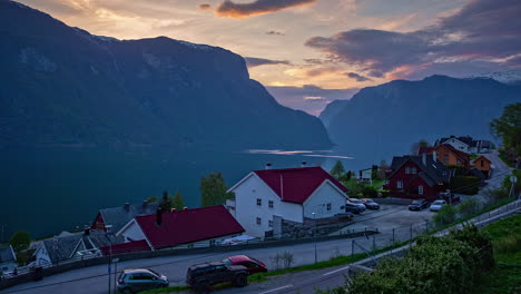 Rippling-touristy-valley-waters-of-Flam-Aurland-Norway
