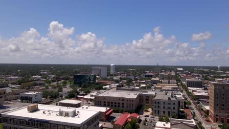 Drone-shot-over-historic-downtown-Pensacola-in-Florida-on-a-partly-cloudy-and-sunny-day-3