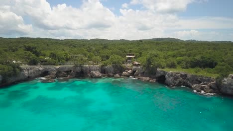 Agua-Azul-Del-Océano-En-Westend-Negril-Jamaica