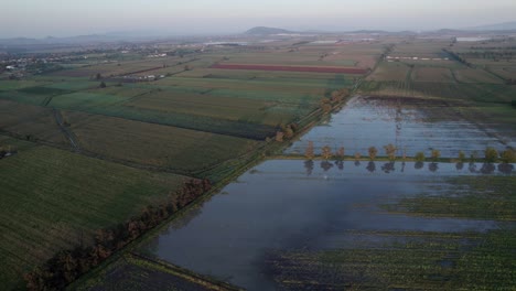 Aerial-view-of-a-field-flooding