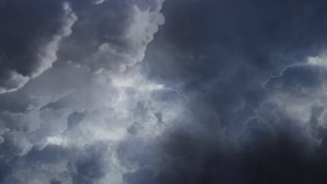 Vista-De-Nubes-Cumulonimbus-Y-Tormentas-Eléctricas