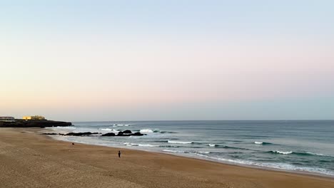 Famous-Guincho-beach-in-the-Sintra-Cascais-Natural-Park,-Portugal