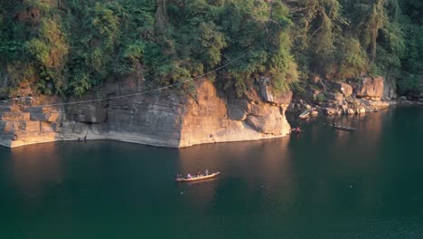 Tourists Boating At Wah Umngot, Dawki River In Meghalaya, India Free Stock  Video Footage Download Clips Water