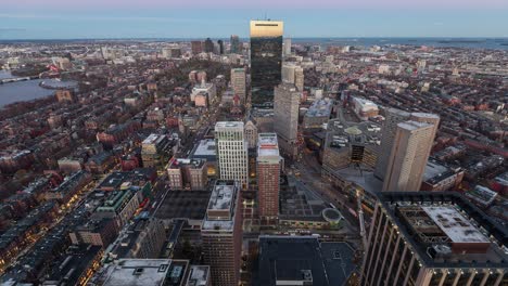 Beautiful-day-to-night-timelapse-of-downtown-Boston
