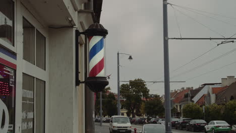 A-barber-pole-calling-for-people-at-street