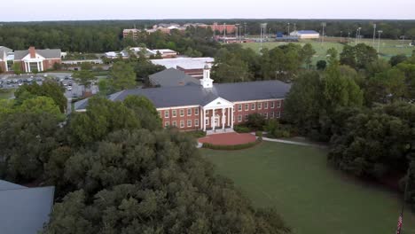 Aerial-Unc-Wilmington,-University-Of-North-Carolina-Wilmington