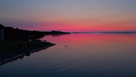 Red--glow-Morning--kayaking-into-the-sunrise-1
