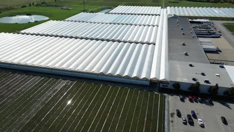 Establishing-aerial-of-large-commercial-greenhouses