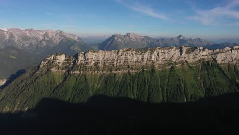 Impressive-rock-formation-during-an-evening-in-the-Alps