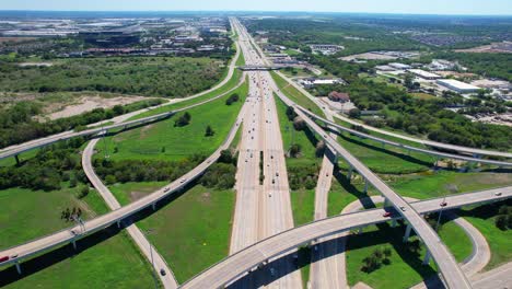 FT.-WORTH-TEXAS-FLY-OVER-I-35-SOUTH