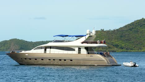 A-Luxury-Yacht-on-a-Blue-Sea-Slow-Mo-4k