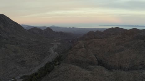 Pilon-De-Lolita-Rocky-Mountain-in-Baja-California-Sur,-Mexico---Aerial