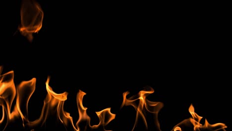 Feuer-Flamme-Textur-Nahaufnahme-Hintergrund