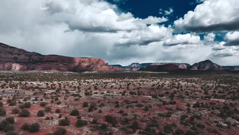 Arizona-Desert-Landscape-Against-Cloudy-Sky---pullback